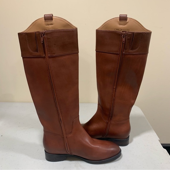 NWOB Vionic Phillipa Women High Shaft Boot 6.5 brown leather ridding boots 2207 - Picture 7 of 13